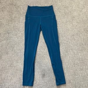 Lululemon Align Leggings | 25” | With Side Pockets | Blue / Teal | Size 4